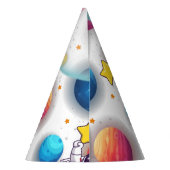 Astronaut & Planets Paper Hat パーティーハット (裏面)