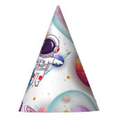 Astronaut & Planets Paper Hat パーティーハット (正面)