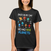 Astronaut Planets Solar System Dwarf Space  Astron Tシャツ (正面)