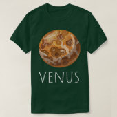Astronaut Planets Solar System ,Space Lovers Venus Tシャツ (デザイン正面)
