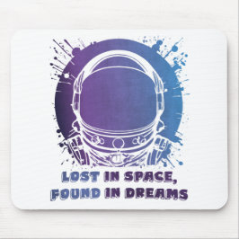 Astronaut Portrait - Lost in Space - マウスパッド