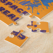 Astronaut Portrait Lost in Space Jigsaw Puzzle  ジグソーパズル (側面)