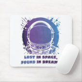 Astronaut Portrait - Lost in Space - Mousepad マウスパッド (マウス)