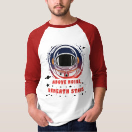 Astronaut Portrait Sleeve Raglan T-Shirt Tシャツ