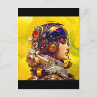 Astronaut Postkarte ポストカード