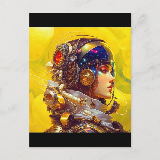 Astronaut Postkarte ポストカード (正面)