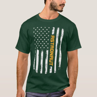 Astronaut Proud Positive Carrer Vintage American F Tシャツ