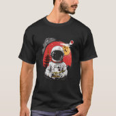 Astronaut Ramen Space Astronaut Eating Ramen Pagod Tシャツ (正面)