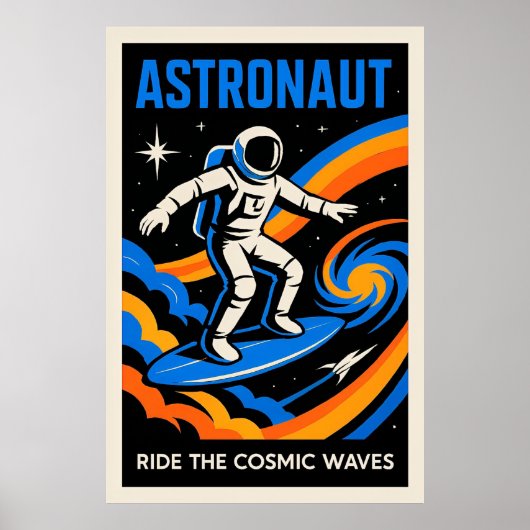 Astronaut: Ride the Cosmic Waves ポスター (正面)