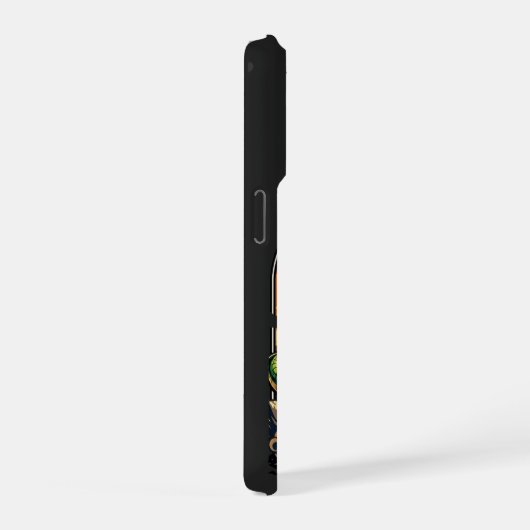 Astronaut Riding a T-Rex – Epic Space Dinosaur iPhoneケース (右側面)