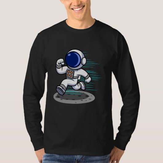 Astronaut Running Adventure Tシャツ (正面)