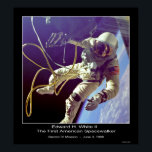 Astronaut Russell L. Schweickart Apollo 9 Mission ポスター<br><div class="desc">Astronaut Russell L. Schweickart standing on the Lunar Module "Spider's" porch - Apollo 9 Mission - March 6,  1969</div>