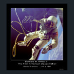 Astronaut Russell L. Schweickart Apollo 9 Mission ポスター<br><div class="desc">Astronaut Russell L. Schweickart standing on the Lunar Module "Spider's" porch - Apollo 9 Mission - March 6,  1969</div>