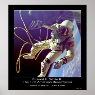 Astronaut Russell L. Schweickart Apollo 9 Mission ポスター