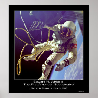 Astronaut Russell L. Schweickart Apollo 9 Mission ポスター