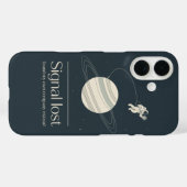 Astronaut Signal Lost スペーススマホケース Case-Mate iPhoneケース (裏面 (横))