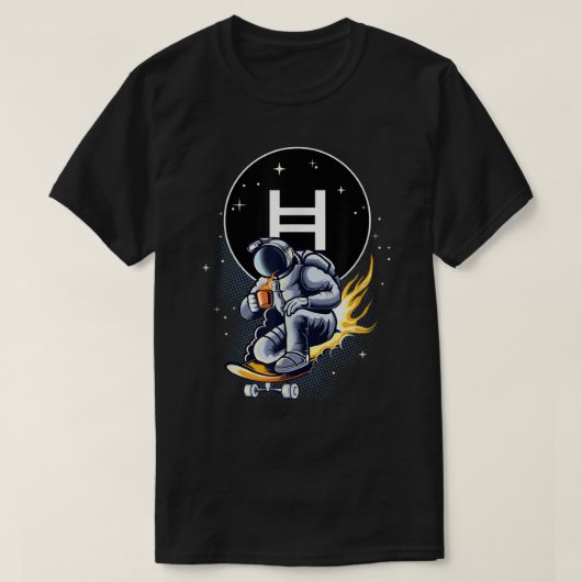 Astronaut Skater | Space Coffee Adventure Tシャツ (デザイン正面)