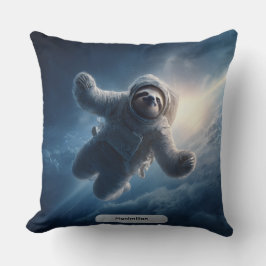 Astronaut Sloth Space Surreal Animal オリジナルプリント  クッション