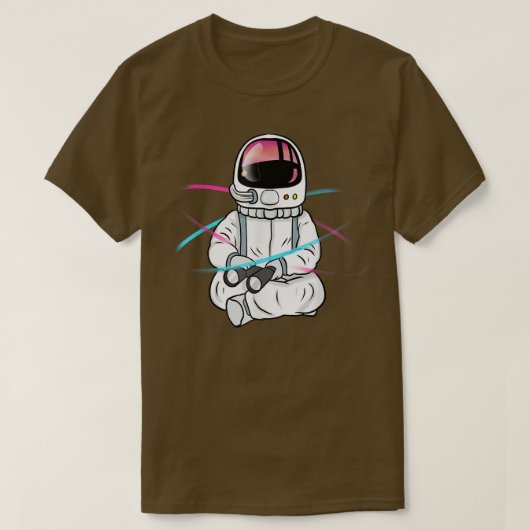 Astronaut Space Explorer T-Shirt Tシャツ (デザイン正面)