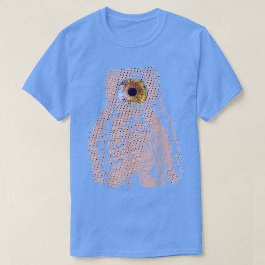 Astronaut Space Eyes T-Shirt Tシャツ (デザイン正面)