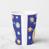 Astronaut Space-Themed Custom Birthday Party 紙コップ (左)