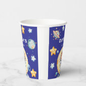 Astronaut Space-Themed Custom Birthday Party 紙コップ (右)