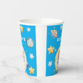 Astronaut Space-Themed Custom Birthday Party 紙コップ (左)