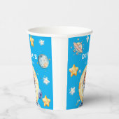 Astronaut Space-Themed Custom Birthday Party 紙コップ (右)