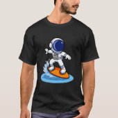 Astronaut Surfing Adventure Tシャツ (正面)