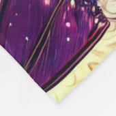 ASTRONAUT SURFING ON RIDE THE COSMIC WAVES フリースブランケット (角)