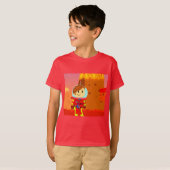 astronaut t-shirt fire tシャツ (正面フル)