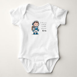Astronaut T-Shirt, Space Astronomy Stars Gift Idea ベビーボディスーツ