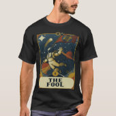 Astronaut The Fool Astronomy Tarot Card Read Witch Tシャツ (正面)