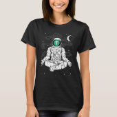 Astronaut Yoga Tether Usdt Coin To The Moon Crypto Tシャツ (正面)