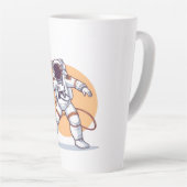 Astronauta con café カフェラテマグ (右アングル)