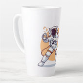 Astronauta con café カフェラテマグ (左アングル)