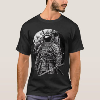 Astronauta Samurai Luna Tシャツ