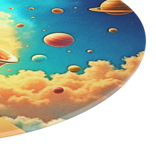 Astronaut's Coffee Cosmos Journey カッティングボード (角)