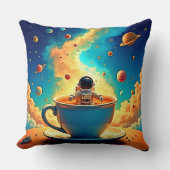 Astronaut's Coffee Cosmos Journey クッション (正面)