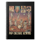 Astronauts Honoring 70s & 80s Pop Legends on Mars ノートブック (正面)