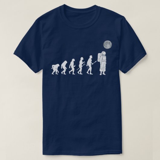 Astronauts Human Activity Evolution Walking in Spa Tシャツ (デザイン正面)
