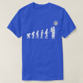 Astronauts Human Activity Evolution Walking in Spa Tシャツ (デザイン正面)