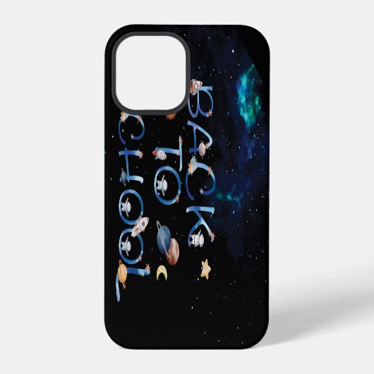 Astronauts Planets Space,バックトゥースクール iPhoneケース (裏面)