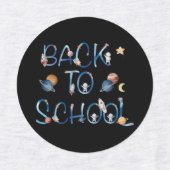 Astronauts Planets Space,back to school ラベル (デザイン1)