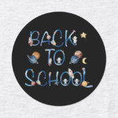 Astronauts Planets Space,back to school ラベル (デザイン2)