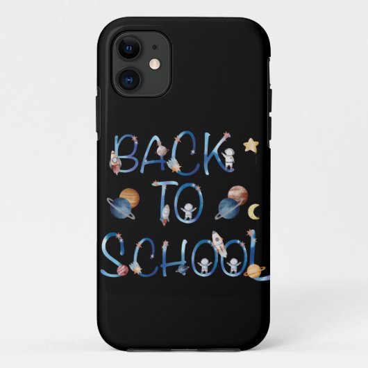Astronauts Planets Space,back to school Case-Mate iPhoneケース (裏面)