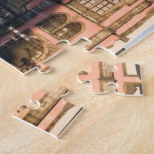 Astronomical Clock in Prague, Czech Republic ジグソーパズル (側面)