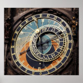 Astronomical Clock In Praque ポスター (正面)