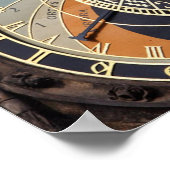Astronomical Clock In Praque ポスター (角)