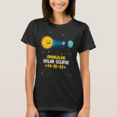 Astronomy  Annular Solar Eclipse 14 10 23 Nevada Tシャツ (正面)